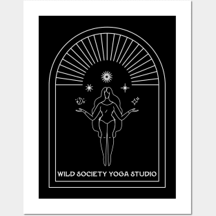 Wild Society Yoga Studio Posters and Art